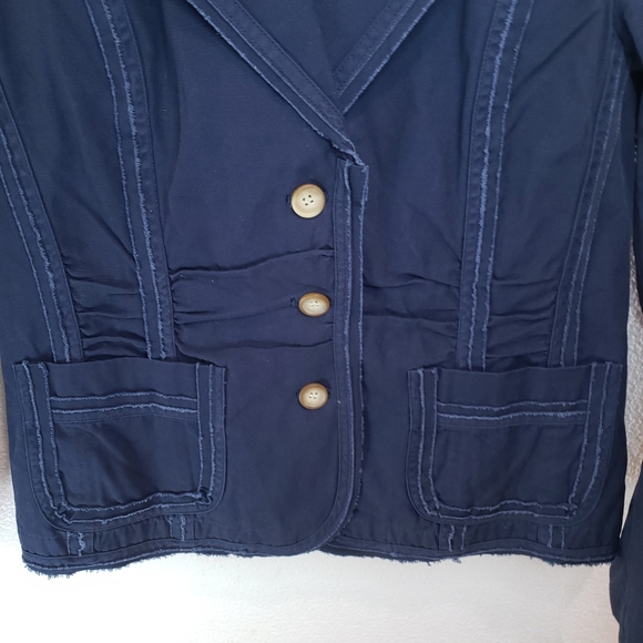 Sundance Navy Blazer Size 6 - Picture 3 of 11